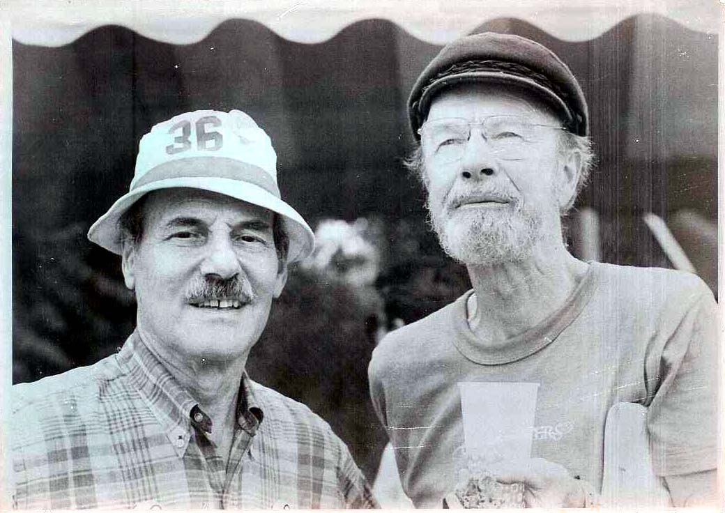 Charles Keller and Pete Seeger, 1983