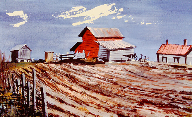 Share Cropper Barn by Charles Keller.
