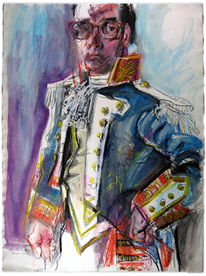 Self Portrait by Charles Keller.