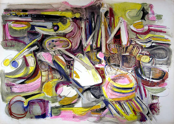 Abstract Still-Life I by Charles Keller.
