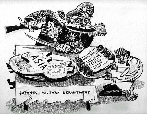 Cartoon for New Masses by Charles Keller.