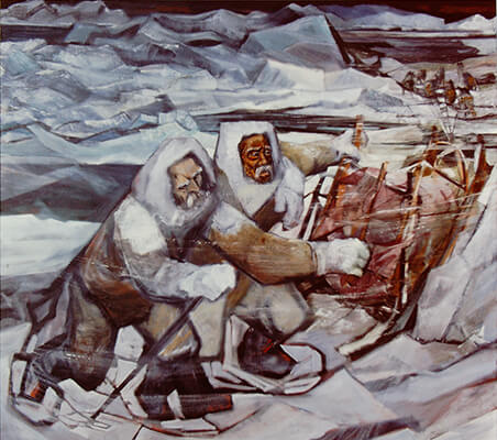 Dash to the Pole, Peary & Henson by Charles Keller.