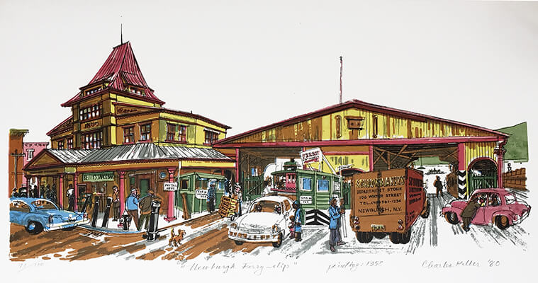 Newburgh Ferry Slip by Charles Keller.