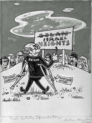 Cartoon People’s Daily World by Charles Keller.